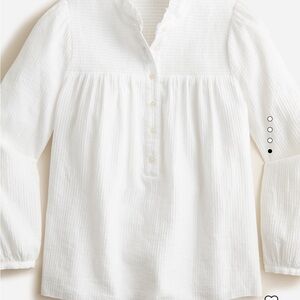 Jcrew long sleeve garden top